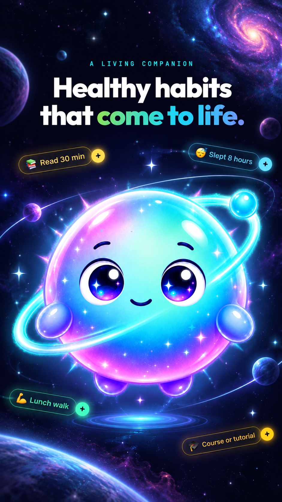 Orbit app — healthy habits that come to life